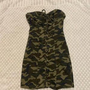 Fashion nova camo dress